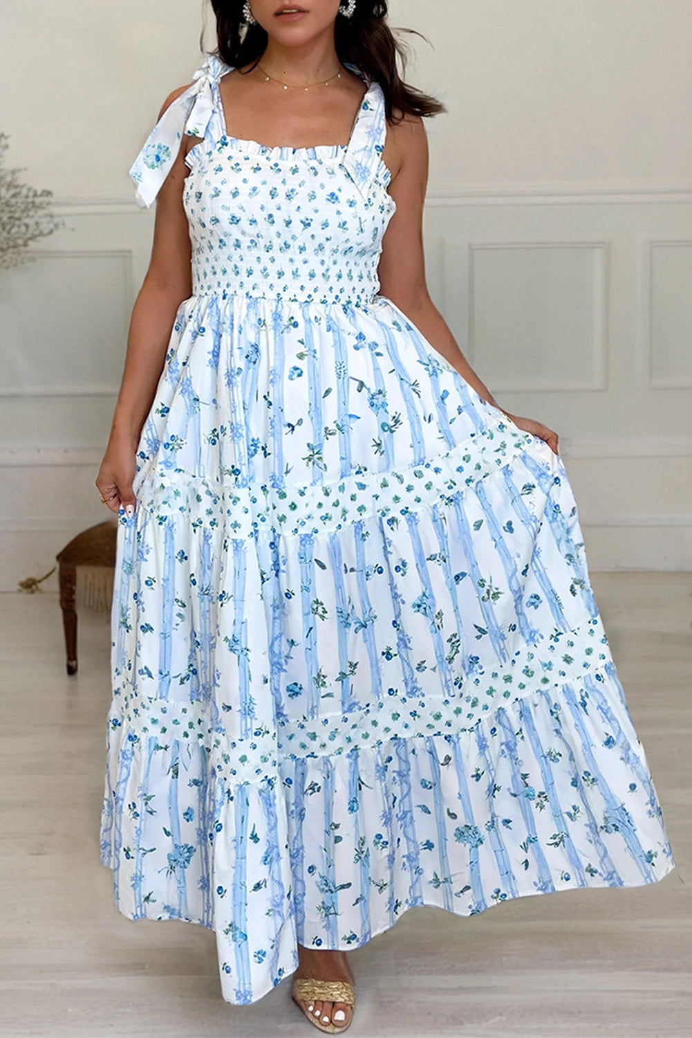 Sweet as Honey Floral Maxi (Pre-Order)
