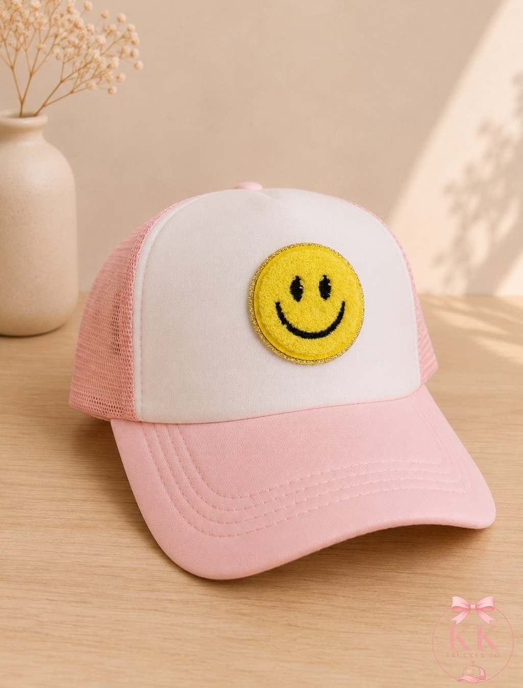 Happy Hour Smiley Trucker Cap